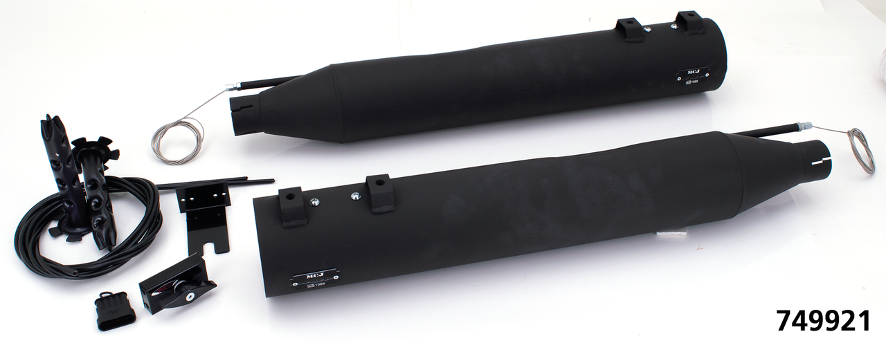 MCJ ADJUSTABLE EXHAUSTS FOR TOURING - view 1