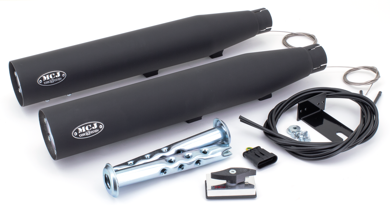 MCJ ADJUSTABLE EXHAUSTS FOR TWIN CAM SOFTAIL - view 1