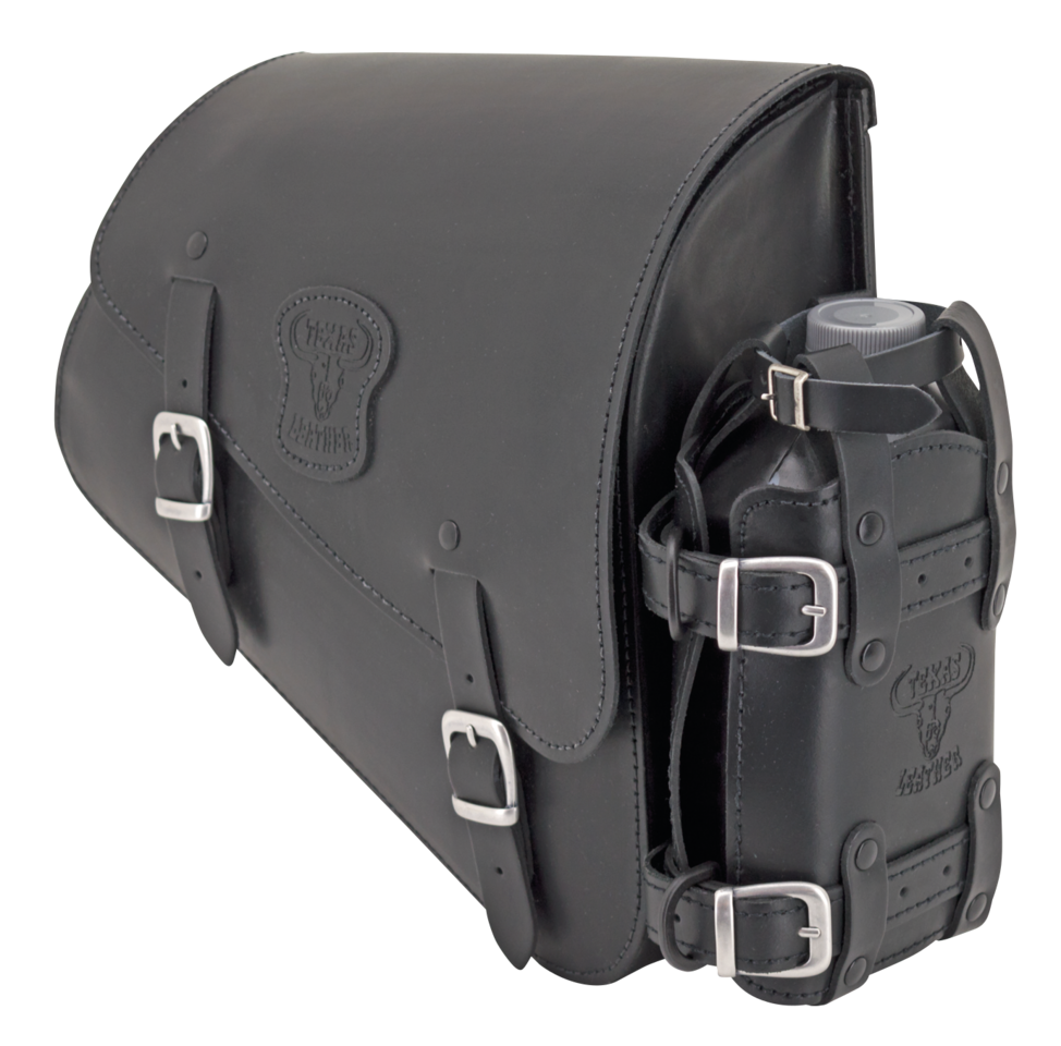 TEXAS LEATHER SPORTSTER FRAME BAG WITH BOTTLE HOLDER Secondary image