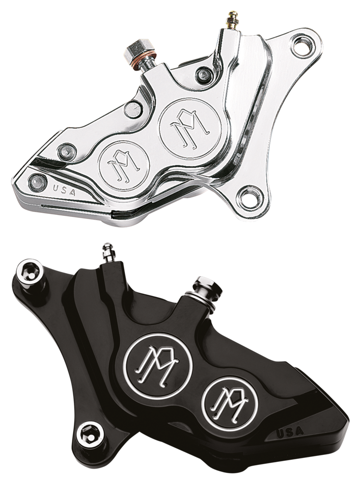 PERFORMANCE MACHINE 4 PISTON FRONT CALIPERS WITH DIFFERENTIAL BORE - view 1 Main image