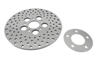 POLISHED AND DRILLED STAINLESS STEEL DISC BRAKE ROTORS - view 1