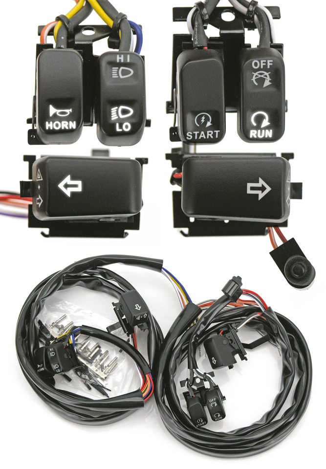 LED LIGHTED HANDLEBAR SWITCH KITS - view 1 Main image