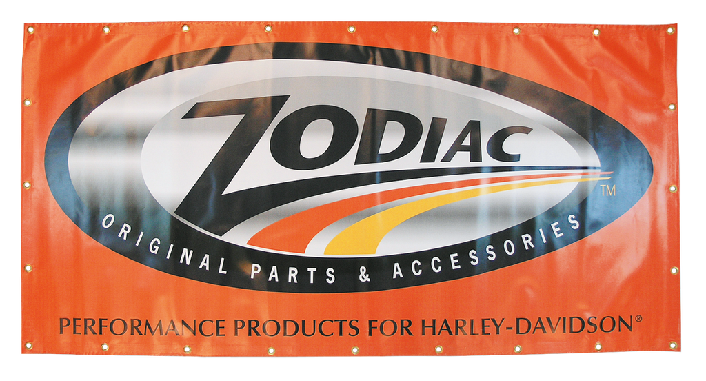 ZODIAC LOGO VINYL BANNER - view 1