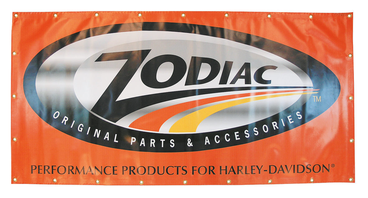 ZODIAC LOGO VINYL BANNER - view 1