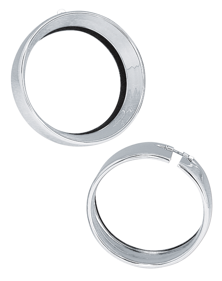 BEEFY 5 3/4" HEADLIGHT TRIM RINGS - view 3