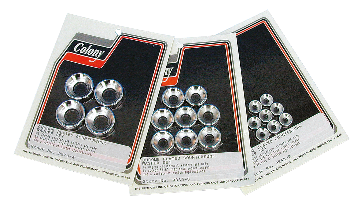 COMPANION COUNTERSUNK CHROME WASHERS Secondary image