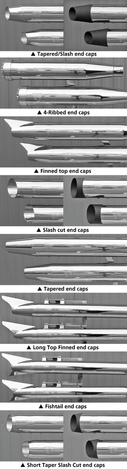 MCJ ADJUSTABLE EXHAUSTS FOR SPORTSTER - view 2