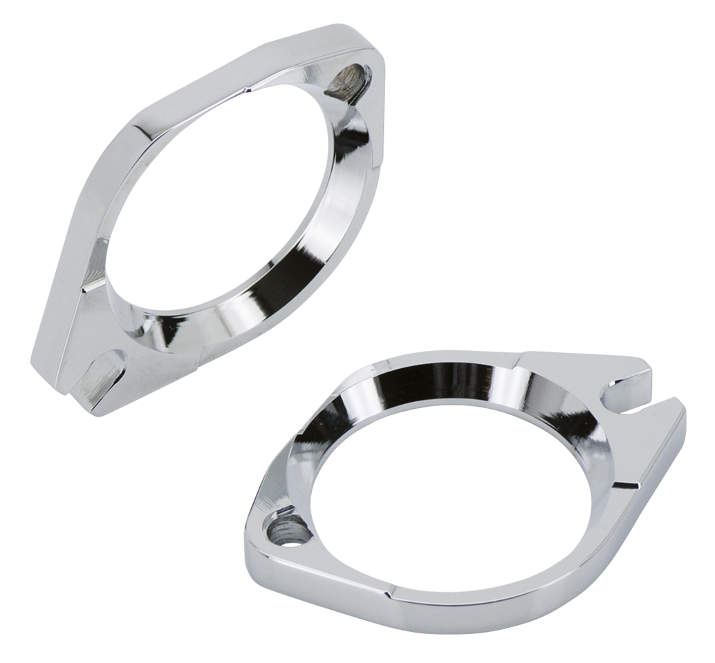 CHROME MANIFOLD AND THROTTLE BODY MOUNTING FLANGES - view 1 Main image