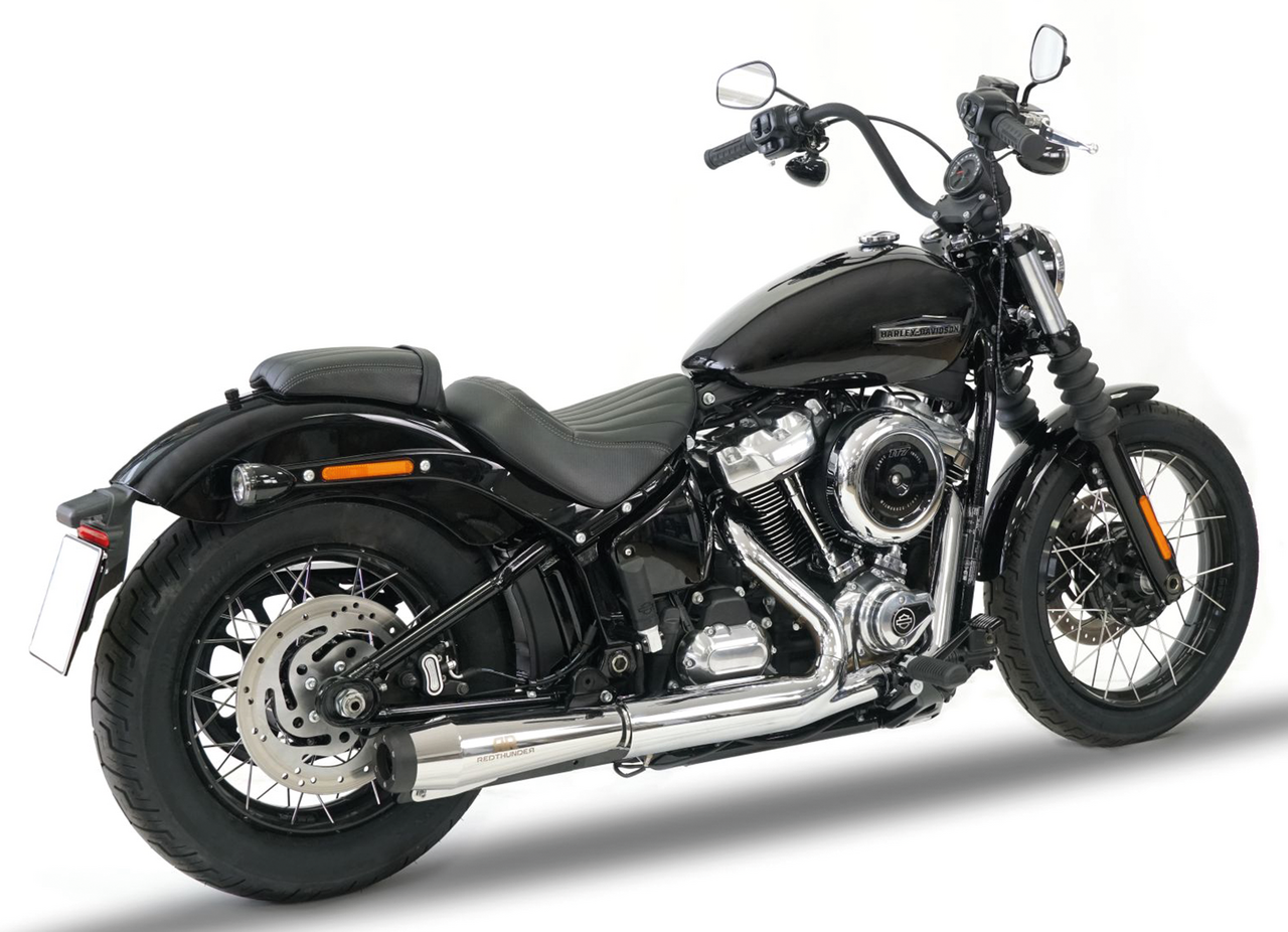 REDTHUNDER SLIP-ON MUFFLERS FOR MILWAUKEE EIGHT SOFTAIL Secondary image