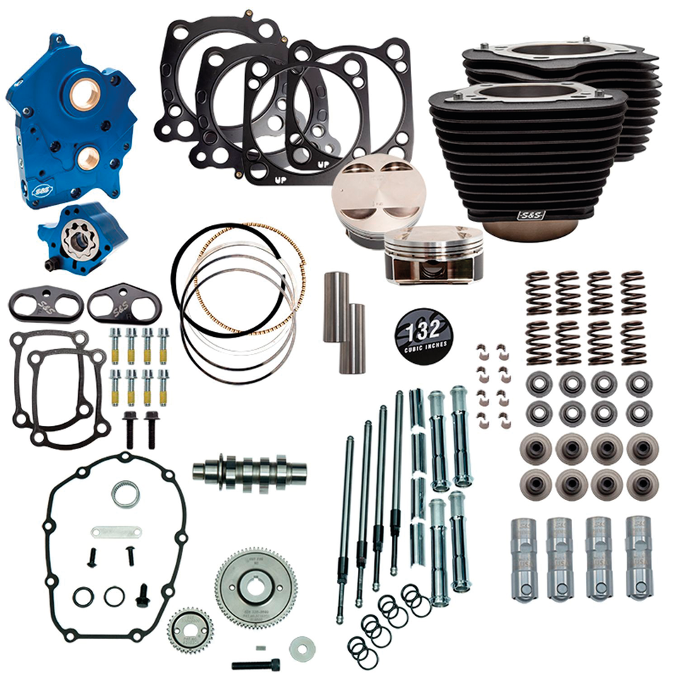 S&S 124CI, 128CI, 129CI & 132CI POWER PACKAGES FOR MILWAUKEE EIGHT - view 1