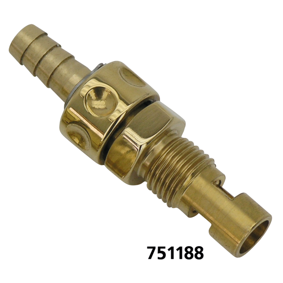 CARBURETOR MOUNTED FUEL VALVE FOR S&S CARBURETORS - view 1 Main image