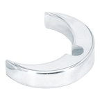 POLISHED ALUMINUM PUSH ON CABLE CLAMPS - view 1