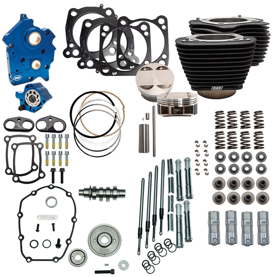 S&S 124CI, 128CI, 129CI & 132CI POWER PACKAGES FOR MILWAUKEE EIGHT - view 1