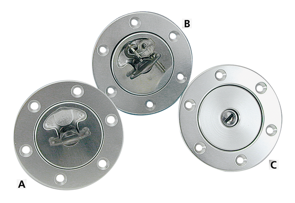 NEWTON AERO 300 ALUMINUM RACING GAS CAPS - view 3