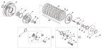 CLUTCH PARTS FOR LATE 1984-1990 SPORTSTER - view 2
