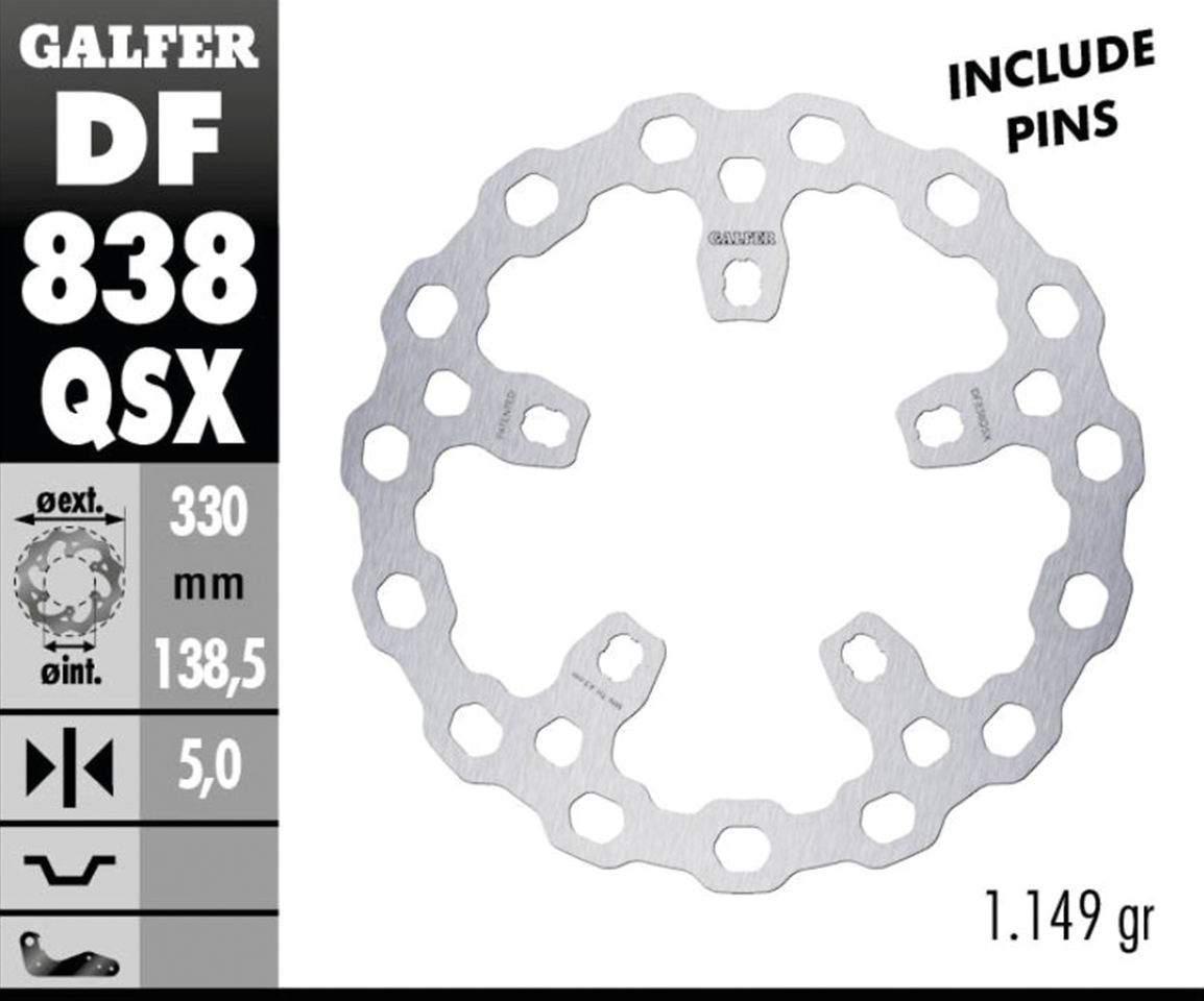 GALFER "BIG CUBIQ" DISC BRAKE ROTORS Secondary image
