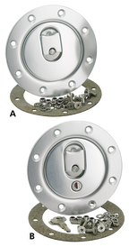 "QUICK ACTION" ALUMINUM RACING GAS CAPS - view 1