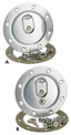 "QUICK ACTION" ALUMINUM RACING GAS CAPS - view 1