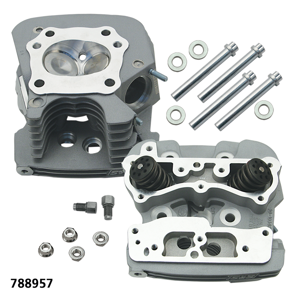 S&S SUPER STOCK CYLINDER HEADS FOR 1999-2005 TWIN CAM - view 1