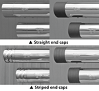 MCJ ENDCAPS FOR 100MM MCJ MUFFLERS - view 2