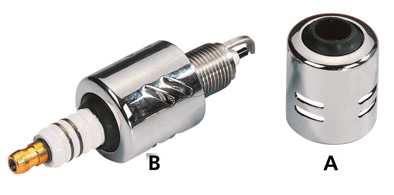 CHROME SPARK PLUG COVERS Secondary image