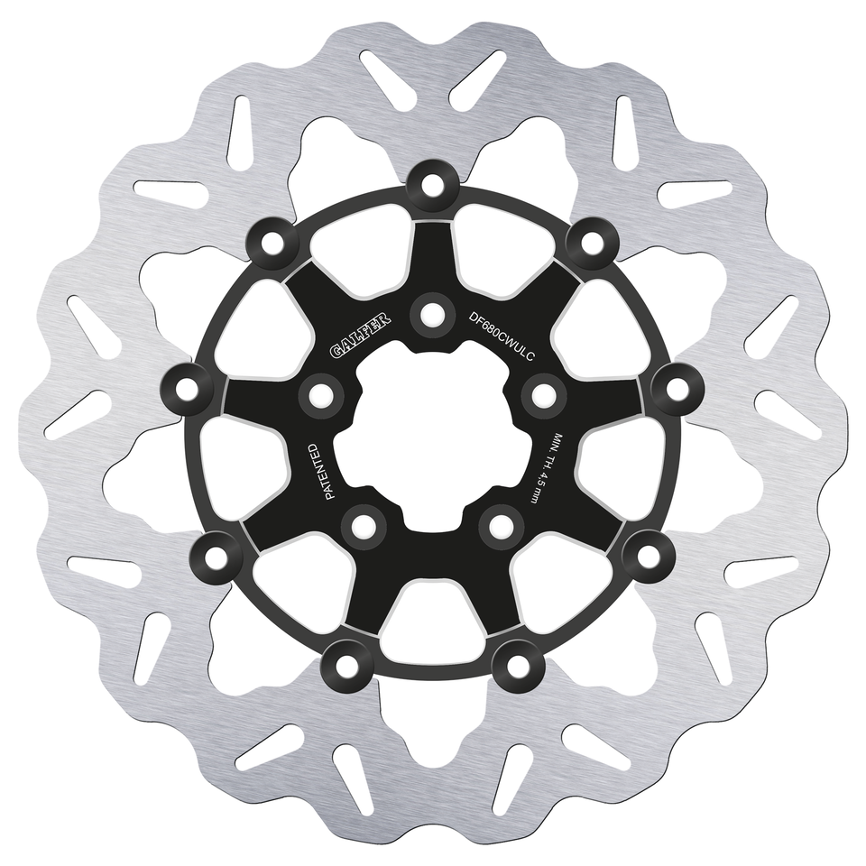 GALFER "WAVE" FLOATING DISC BRAKE ROTORS - view 1
