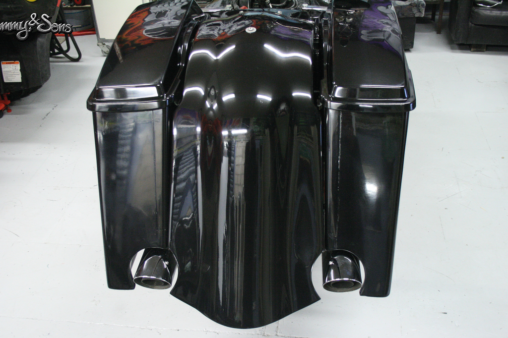 TOMMY & SONS CELTIC STYLE REAR FENDER COVERS - view 2
