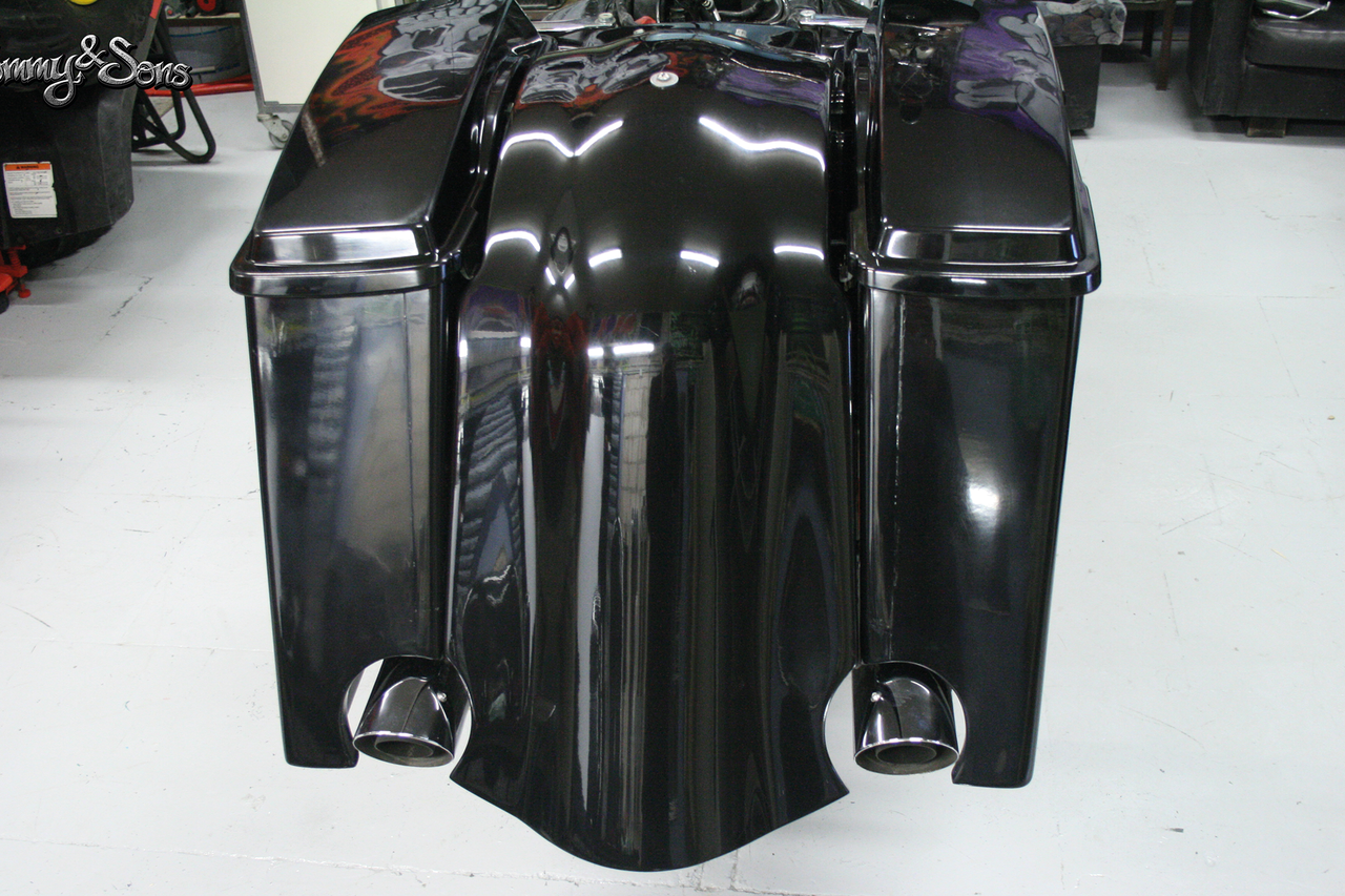 TOMMY & SONS CELTIC STYLE REAR FENDER COVERS - view 2