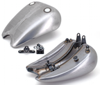 ONE PIECE STRETCHED SMOOTH TOP STEEL GAS TANK FOR SOFTAIL MODELS - view 1