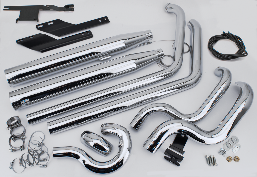 MCJ ADJUSTABLE TRUE DUAL EXHAUST FOR TWIN CAM SOFTAIL - view 3