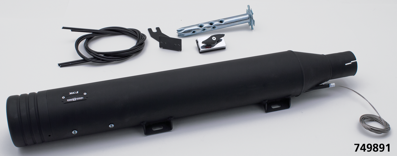 MCJ ADJUSTABLE EXHAUSTS FOR MILWAUKEE EIGHT SOFTAIL - view 1 Main image