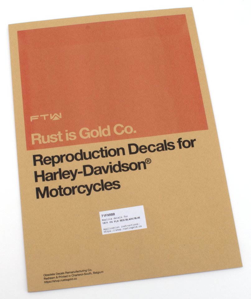 REPLICA OBSOLETE DECALS BY RUST IS GOLD CO. - view 2