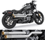 FREEDOM PERFORMANCE INDEPENDENCE EXHAUSTS FOR RH SPORTSTER - view 1