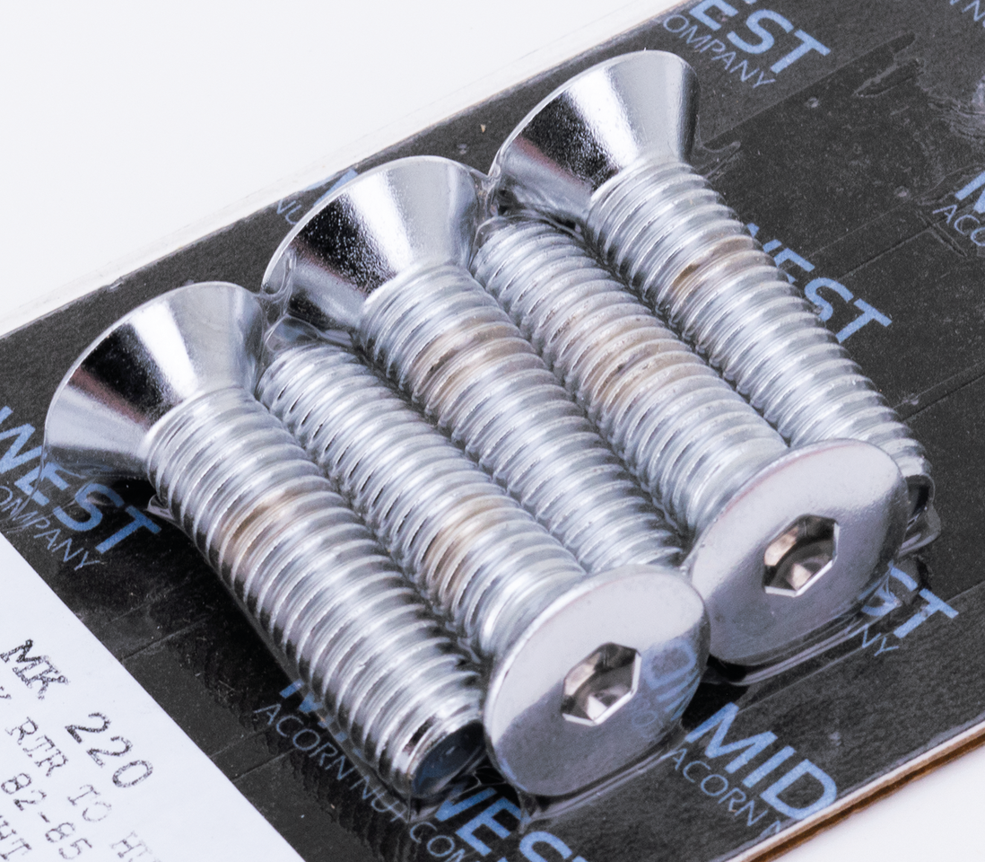 BRAKE ROTOR SCREWS & NUTS FOR TOURING - view 1