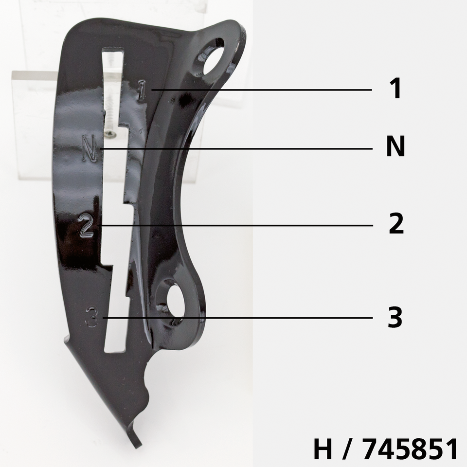 HAND SHIFTER LEVERS AND GUIDES - view 2