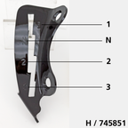 HAND SHIFTER LEVERS AND GUIDES - view 2