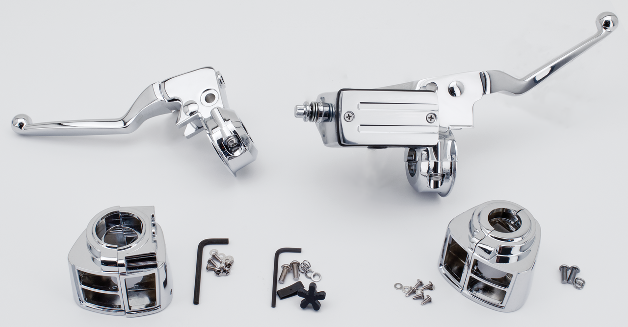 CHROME HANDLEBAR CONTROLS FOR 1982-1995 MODELS - view 1