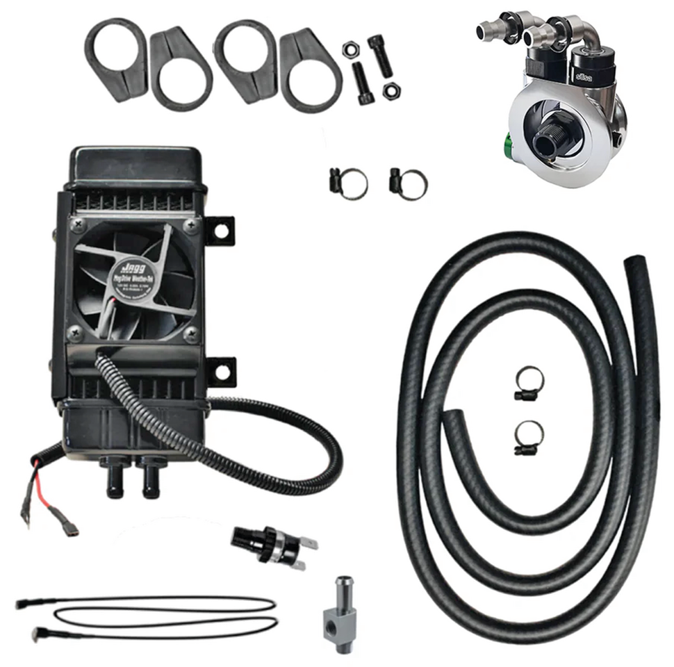 JAGG VERTICAL MOUNT FAN ASSISTED OIL COOLER KITS - view 1