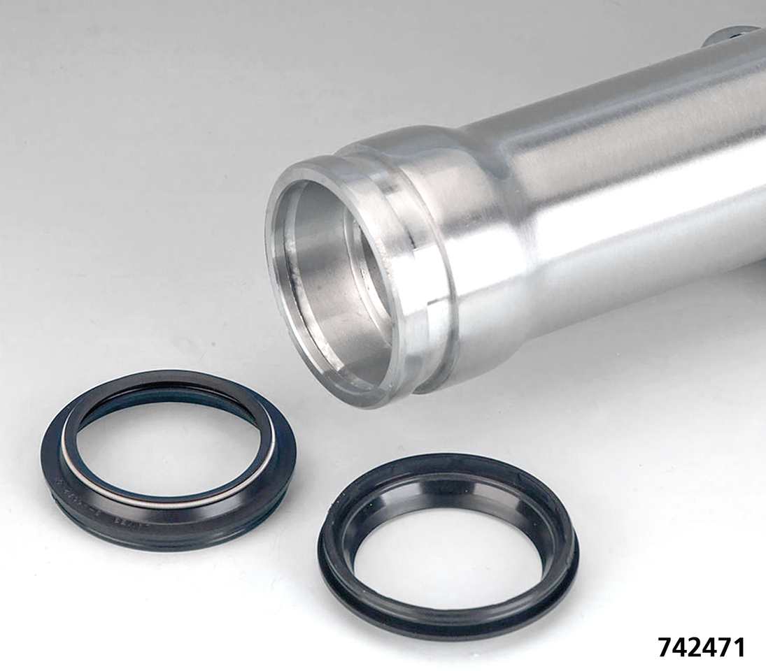 FRONT FORK SEAL RETAINING CLIPS AND BACK UP WASHERS - view 1