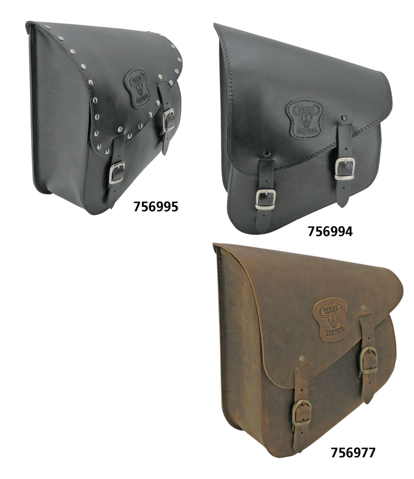 TEXAS LEATHER SOFTAIL SWING ARM BAGS - view 1