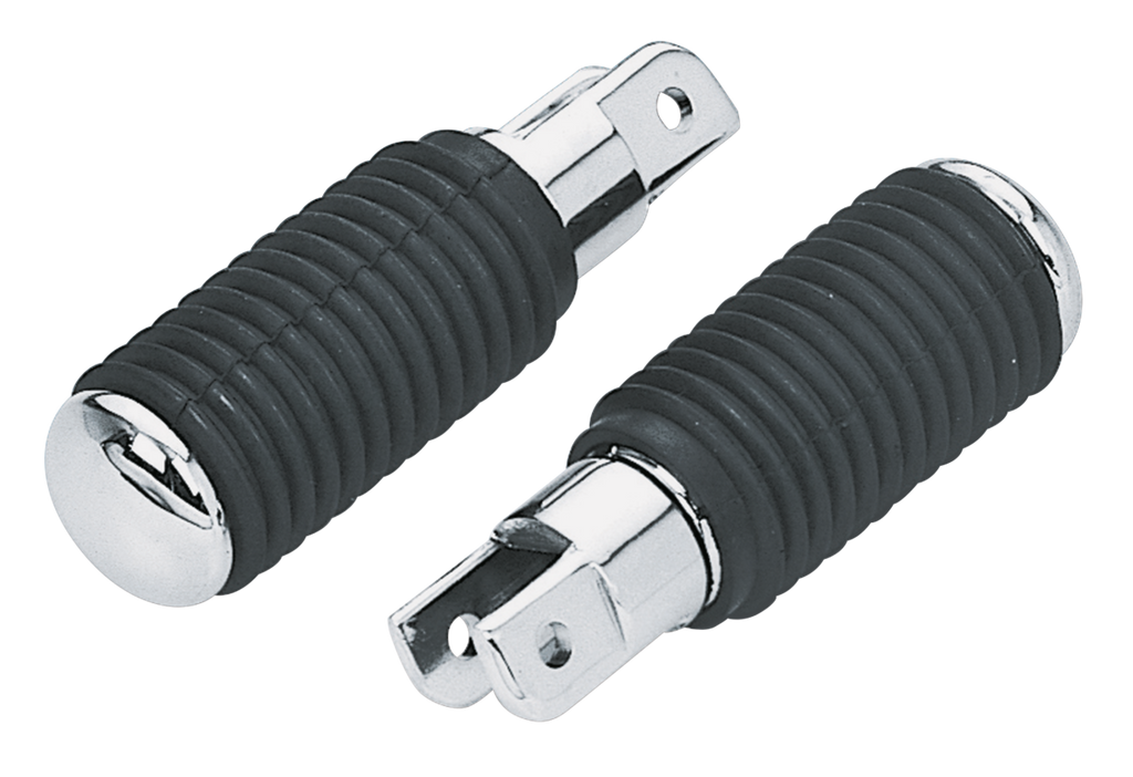 UNIVERSAL FOOT PEGS WITH CHROME END - view 2