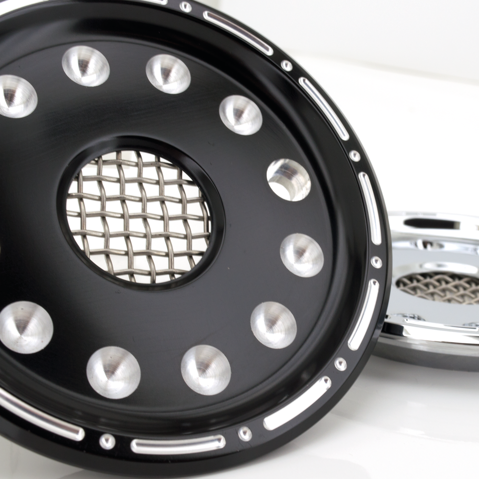 FRONT PULLEY GUARD AND SPROCKET COVER FOR SPORTSTER - view 2