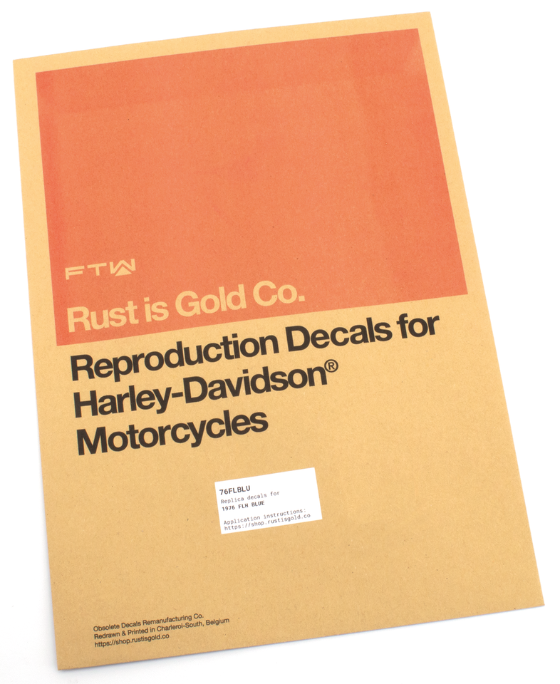 REPLICA OBSOLETE DECALS BY RUST IS GOLD CO. - view 2