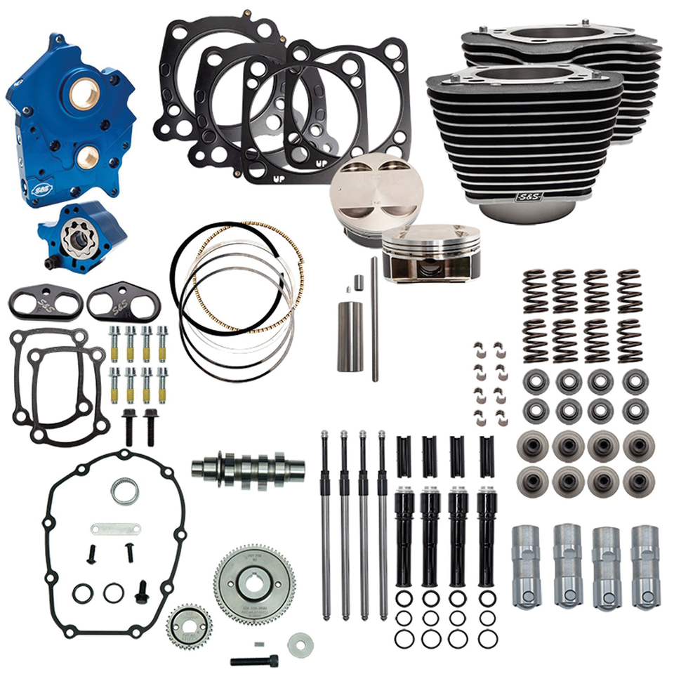 S&S 124CI, 128CI, 129CI & 132CI POWER PACKAGES FOR MILWAUKEE EIGHT - view 1
