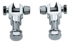 CHROME FOOT PEG CLEVIS SET - view 2