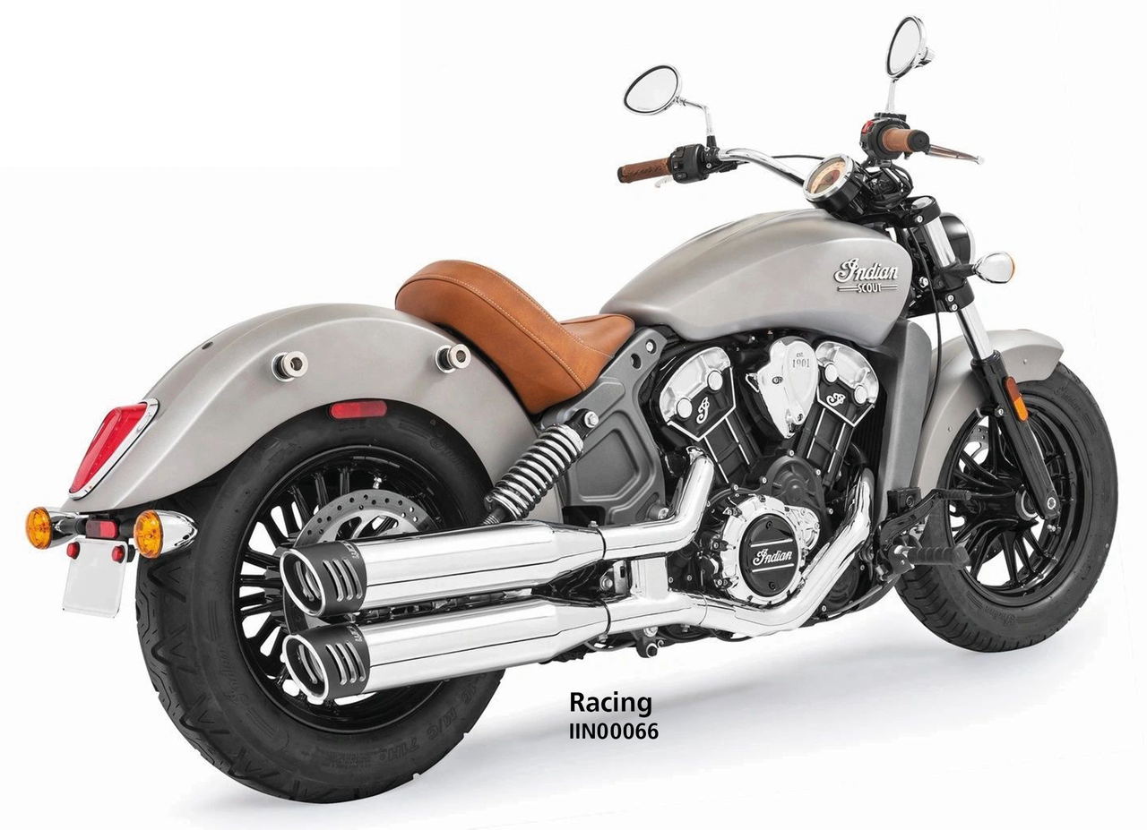 4" SLIP-ONS FOR INDIAN SCOUT 2015-2024 - view 1 Main image