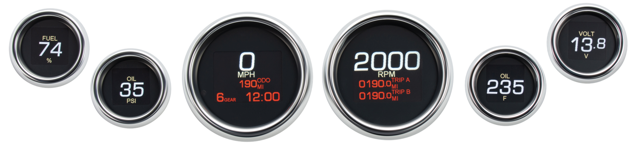 DAKOTA DIGITAL MLX-8000 FAIRING GAUGES - view 1 Main image