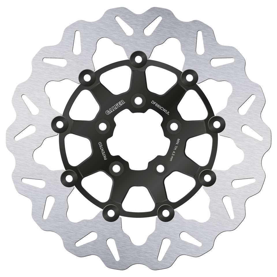 GALFER "WAVE" FLOATING DISC BRAKE ROTORS - view 1