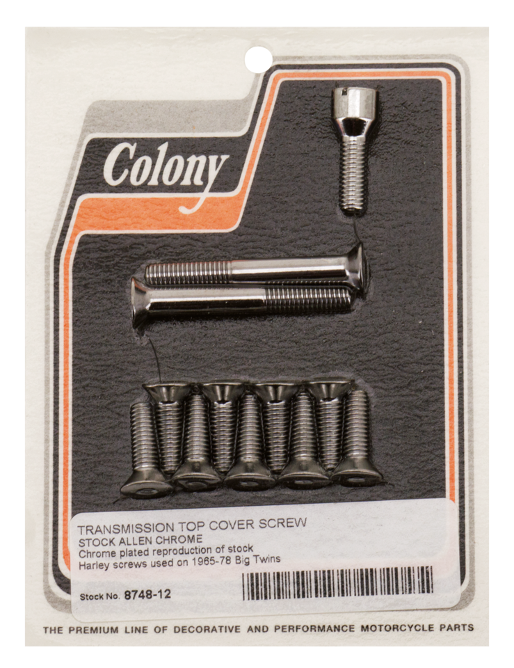 TRANSMISSION TOP COVER SCREW KIT FOR 4 SPEED BIG TWIN - view 1