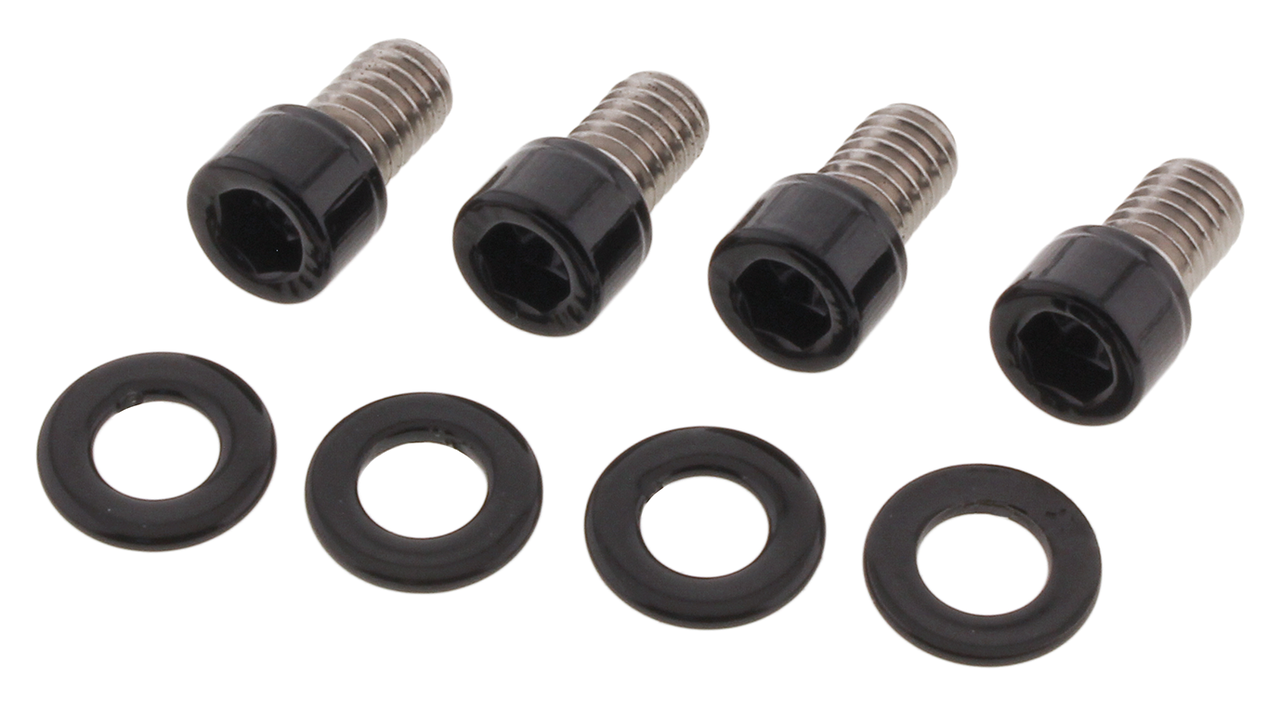 BLACK STAINLESS STEEL FRONT FENDER SCREW KITS - view 1 Main image